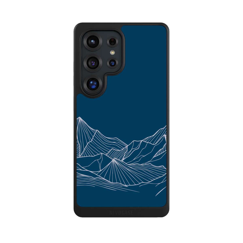Galaxy S25 Ultra NIVOcore Blue Mountain Contour Lines