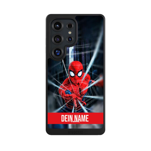 Samsung Galaxy S25 Ultra NIVOcore Spiderman Webs in Action Personalisierbar