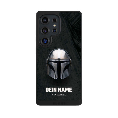 Samsung Galaxy S25 Ultra NIVOcore Star Wars Mandalorian Black Helmet Personalisierbar