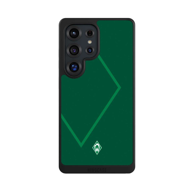 Galaxy S25 Ultra NIVOcore Werder Grün Rautenelement