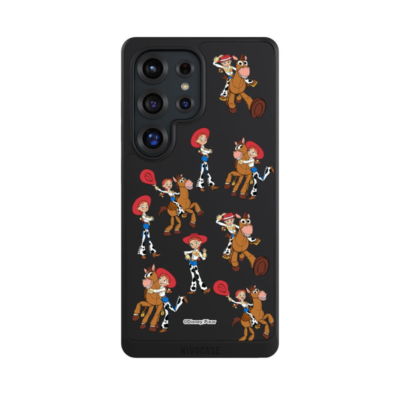Galaxy S25 Ultra NIVOcore Toy Story 5 Jessie Cowboy Pattern Transparent