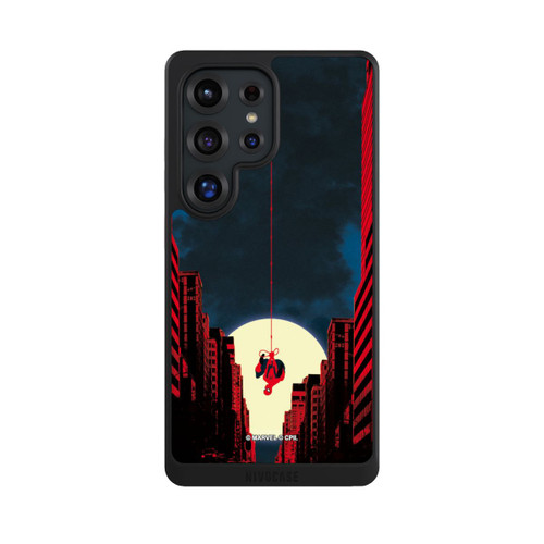 Samsung Galaxy S25 Ultra NIVOcore Spider-Man Marvel between Skyscrapers