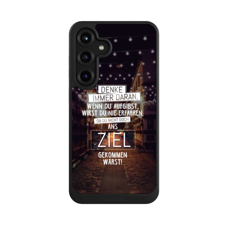 Galaxy S25 + NIVOcore Ins Ziel Gekommen