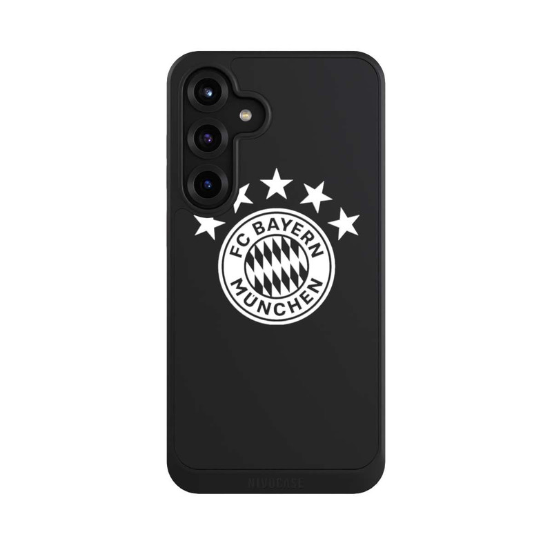 Galaxy S25 + NIVOcore Logo FCB Uni avec Étoiles - sans Fond