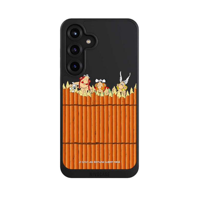 Galaxy S25 + NIVOcore Gaulois Derrière Palissade Transparent