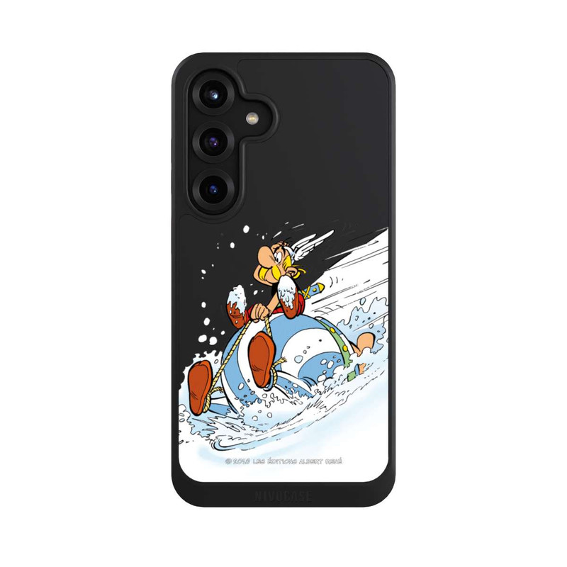 Galaxy S25 + NIVOcore Astérix & Obélix Luge Transparent