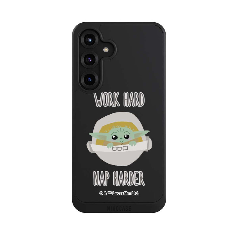 Galaxy S25 + NIVOcore The Child Work Hard Nap Harder Transparent