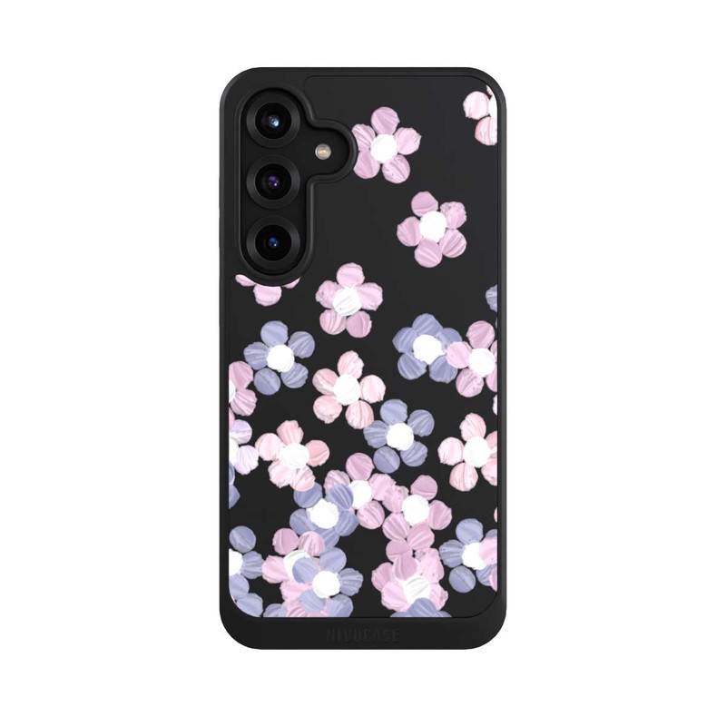 Galaxy S25 + NIVOcore Fleurs simples transparentes