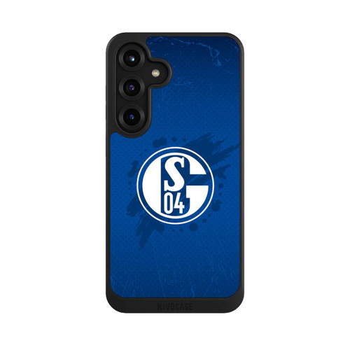 Samsung Galaxy S25+  NIVOcore Schalke 04 Farbe Fleck Blau