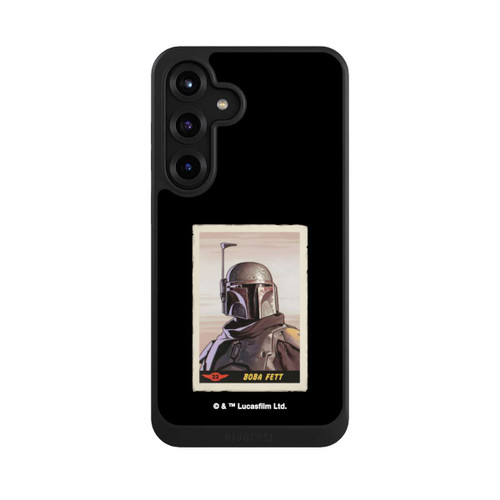 Samsung Galaxy S25+  NIVOcore Boba Fett Badges Schwarzer Hintergrund