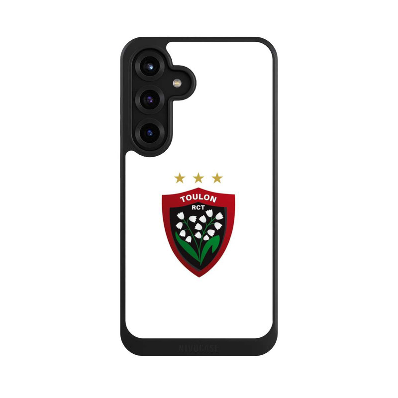 Galaxy S25 + NIVOcore Logo RC Toulonnais Blanc