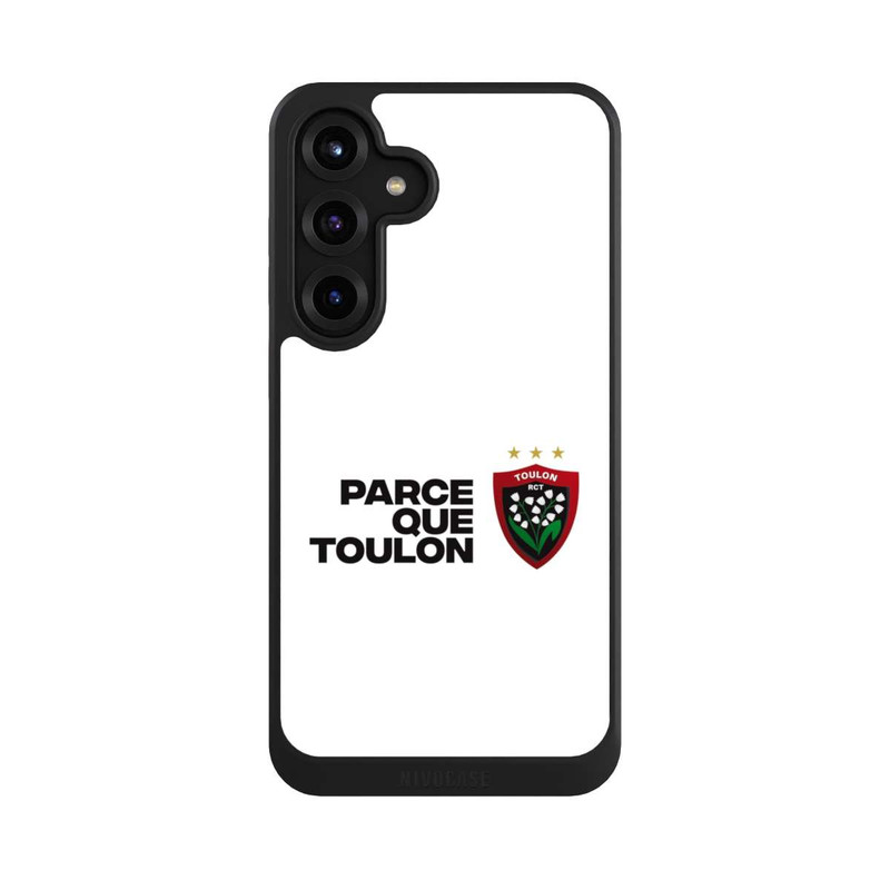 Galaxy S25 + NIVOcore RC Toulonnais PQT Blanc