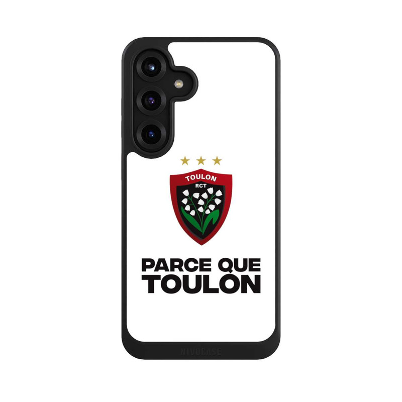 Galaxy S25 + NIVOcore RC Toulonnais Blanc