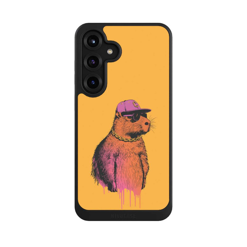 Galaxy S25 + NIVOcore Capybara Cap Square