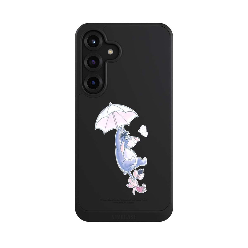 Galaxy S25 + NIVOcore Winnie Pooh Eeyeore Find Happiness Transparent