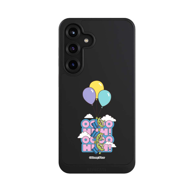 Galaxy S25 + NIVOcore Toy Story Aliens Balloons OOOOHHH Transparent