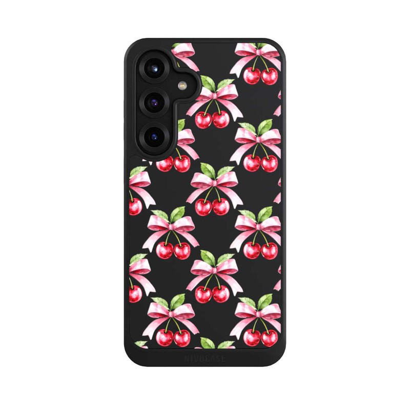 Galaxy S25 + NIVOcore Kirsche Schleife Art mit KI