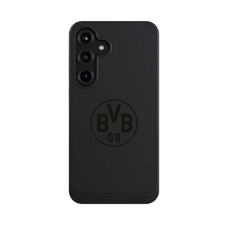 Galaxy S25 + NIVOcore BVB Logo Schwarz Transparent
