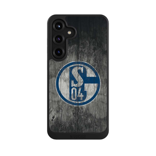 Samsung Galaxy S25+  NIVOcore Schalke 04 Holz Look