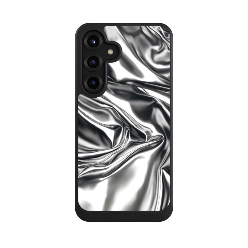 Galaxy S25 + NIVOcore Shiny Chrome Silver