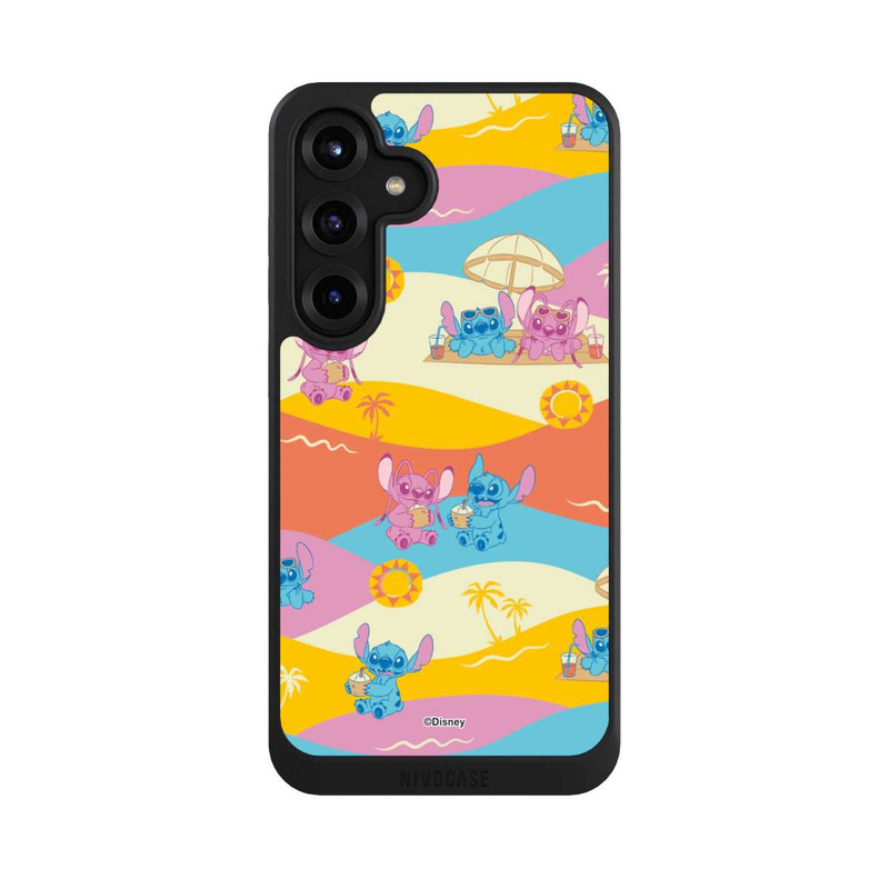 Galaxy S25 + NIVOcore Stitch Neon Summer Pattern