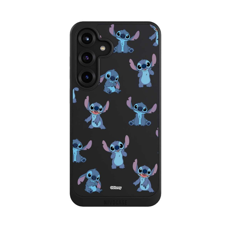 Galaxy S25 + NIVOcore Stitch Faces Pattern Transparent