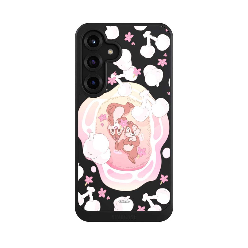Galaxy S25 + NIVOcore Chip and Dale Pink Transparent