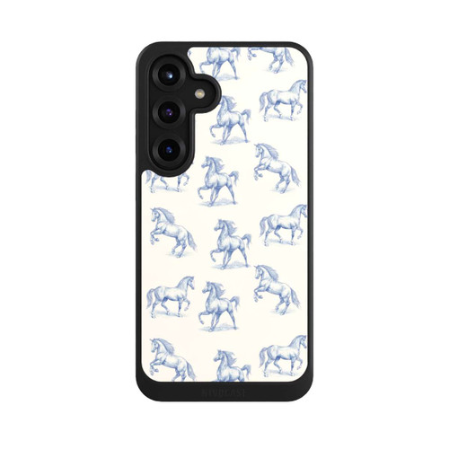 Samsung Galaxy S25+  NIVOcore Horses Pattern Toile de Jouy mit KI