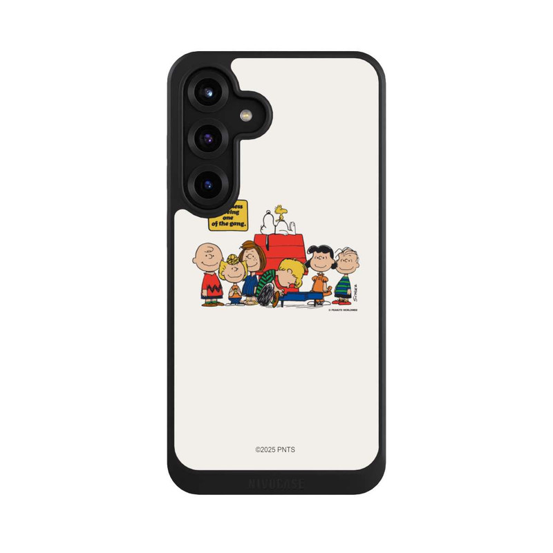 Galaxy S25 + NIVOcore Peanuts Group Pic