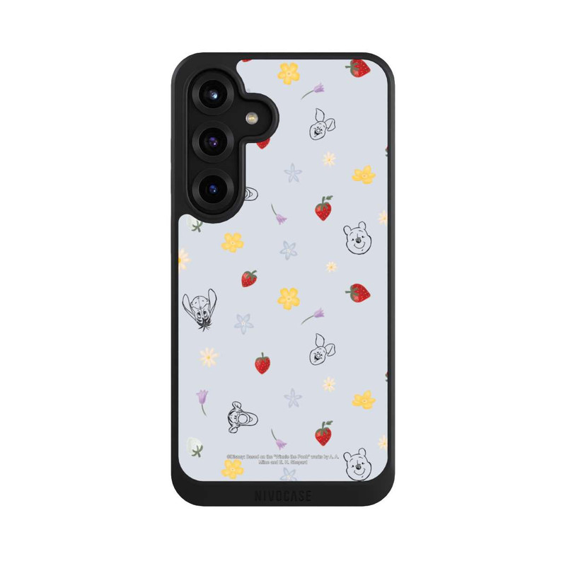 Galaxy S25 + NIVOcore Winnie l'Ourson et ses Amis Fraise Bleu