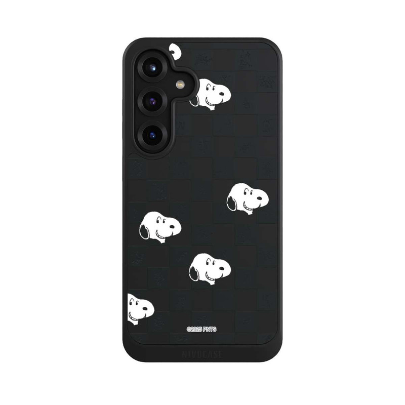 Galaxy S25 + NIVOcore Snoopy Checked Pattern
