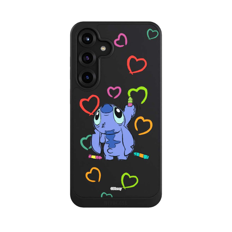 Galaxy S25 + NIVOcore Stitch Draws a Heart Transparent
