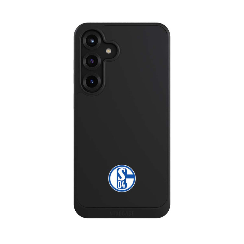 Galaxy S25 + NIVOcore FC Schalke 04 Logo Klein Transparent