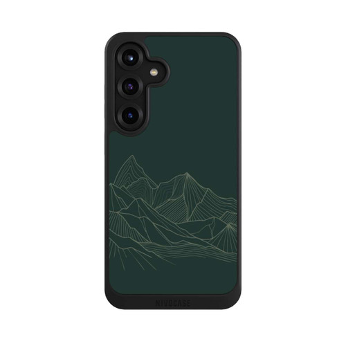 Samsung Galaxy S25+  NIVOcore Dessin Au Trait De Montagne Vert