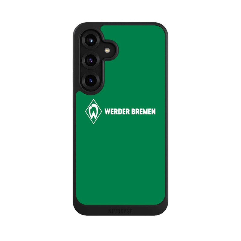 Galaxy S25 + NIVOcore Werder Bremen Schriftzug Raute Grün