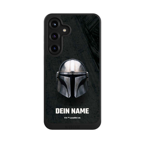 Samsung Galaxy S25+  NIVOcore Star Wars Mandalorian Black Helmet Personalisierbar