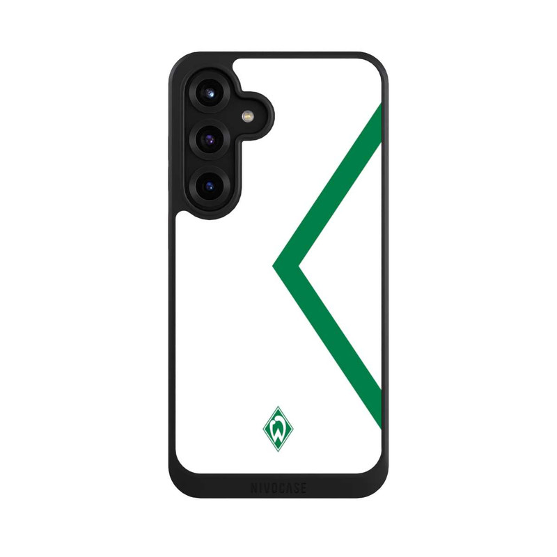 Galaxy S25 + NIVOcore Werder Bremen Rautenelement Grün