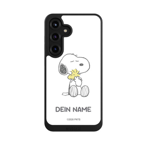 Samsung Galaxy S25+  NIVOcore Snoopy And Woodstock Cuddling Personnalisable