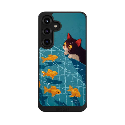 Samsung Galaxy S25+  NIVOcore Die Katze im Pool mit KI