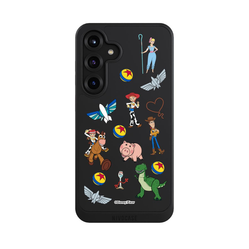 Galaxy S25 + NIVOcore Toy Story 5 Hero Toys Pattern Transparent