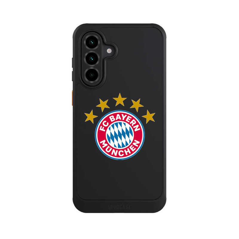 Galaxy A36 5G NIVOcore FCB Logo mit Sterne - ohne Hintergrund