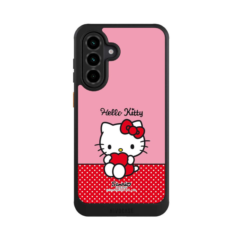 Galaxy A36 5G NIVOcore Hello Kitty sitzend mit Herz