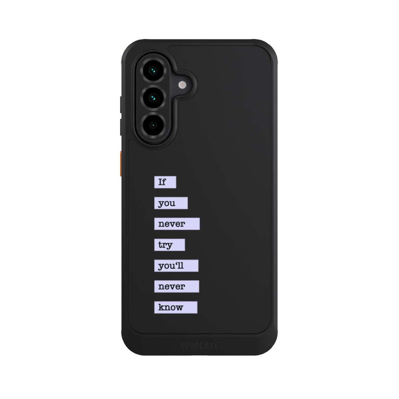Galaxy A36 5G NIVOcore If You Try Blue Transparent