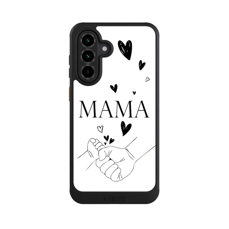 Galaxy A36 5G NIVOcore Mothers Day Line Art Hands Black and White