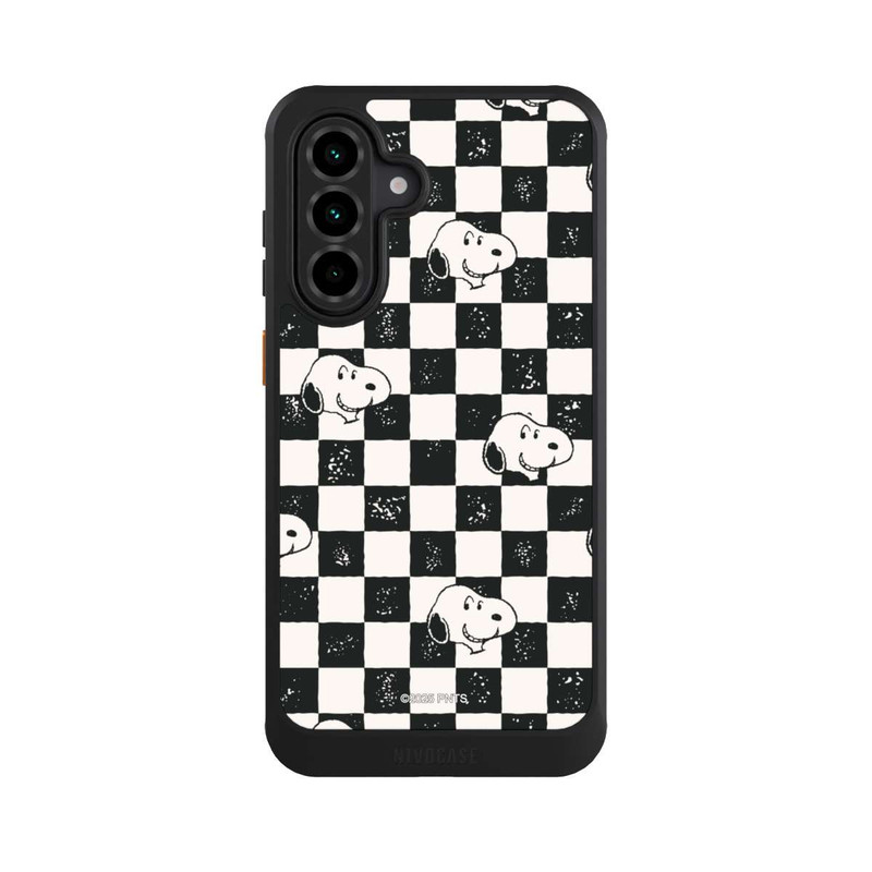 Galaxy A36 5G NIVOcore Snoopy Heads Checked Pattern
