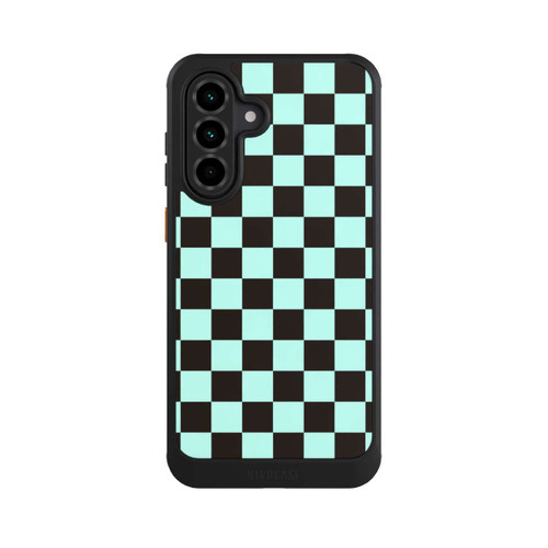 Samsung Galaxy A36 5G NIVOcore Checked Pattern Blue Brown