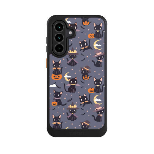 Samsung Galaxy A36 5G NIVOcore Cute Halloween Witch Cats and Pumpkins