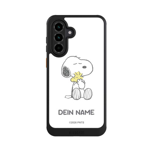 Samsung Galaxy A36 5G NIVOcore Snoopy And Woodstock Cuddling Personalisierbar