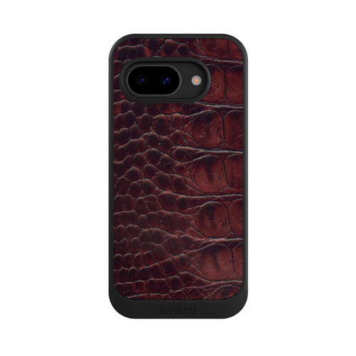 Google Pixel 9a NIVOcore Cuir de Crocodile