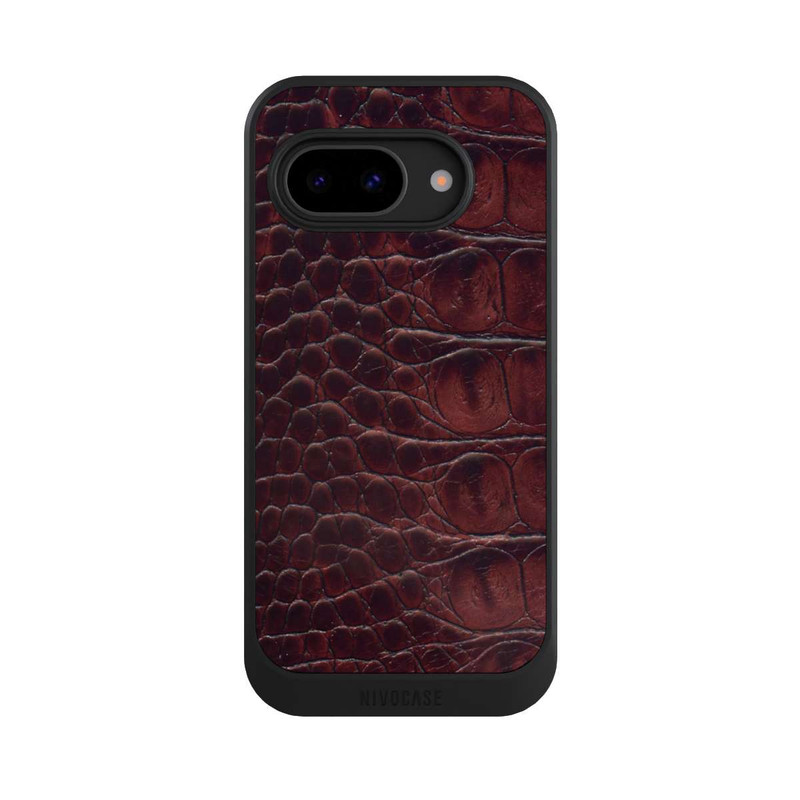 Pixel 9a NIVOcore Cuir de Crocodile